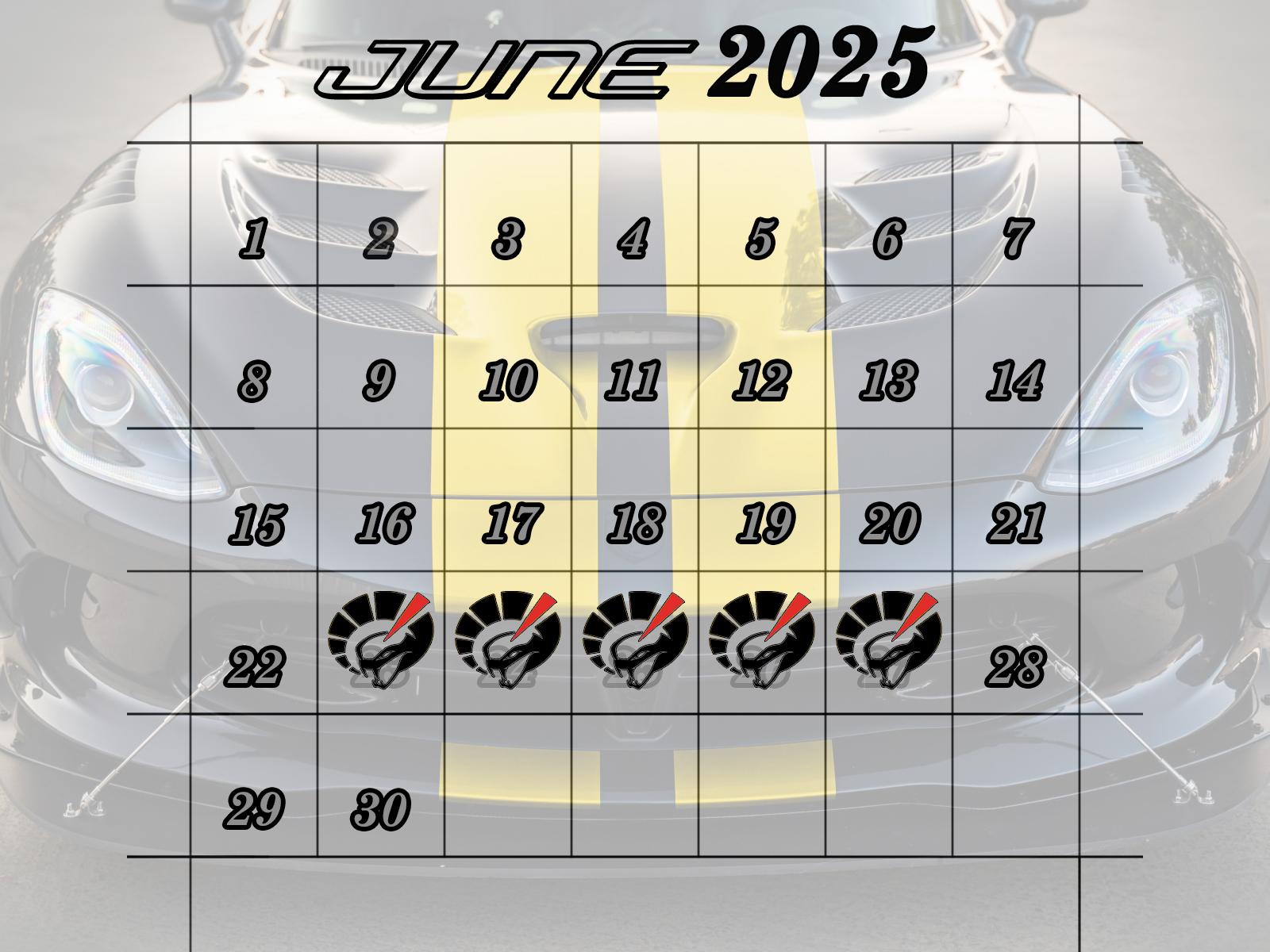 June 2025 Calendar